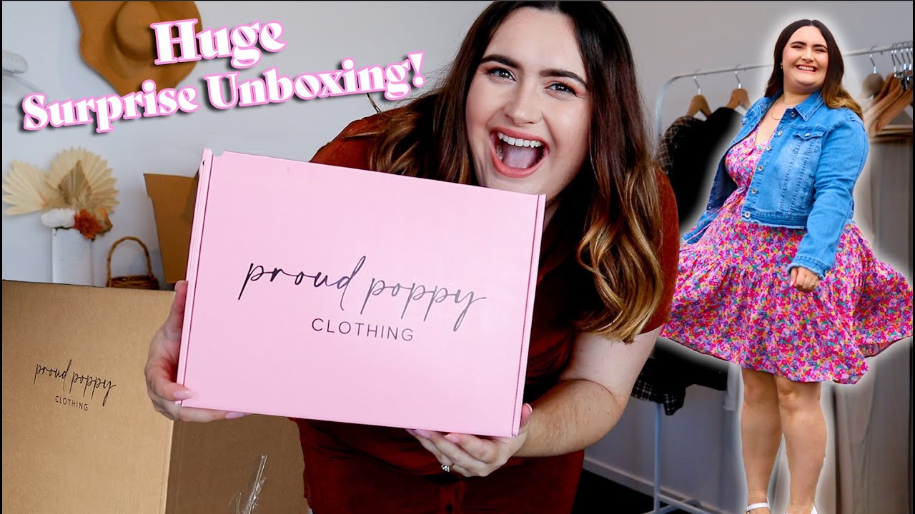 Surprise Proud Poppy Clothing Pr Haul & Unboxing! Size 20