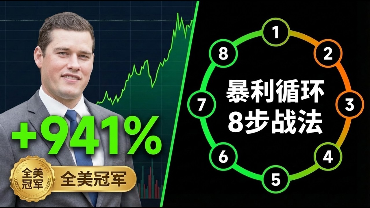一年狂赚941%！美股冠军Oliver Kell首次公开：这套“8阶段交易系统”太暴利了