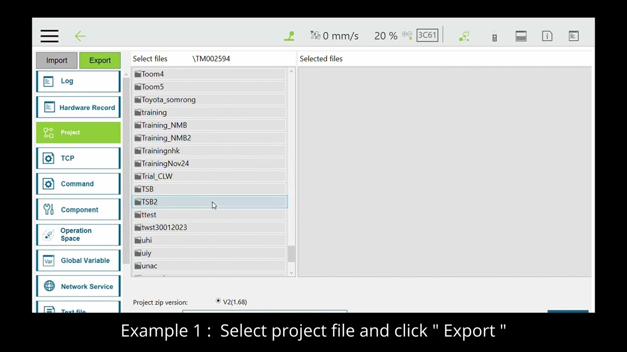 Guide Video : How to Import/Export in TMFlow