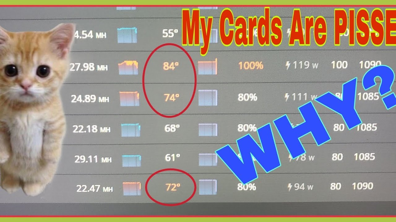 OVERHEATING GPU WHEN MINING - WHY?
