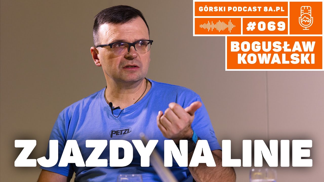 Zjazdy na linie. Bogusław Kowalski. Podcast G&oacute;rski 8a.pl #069