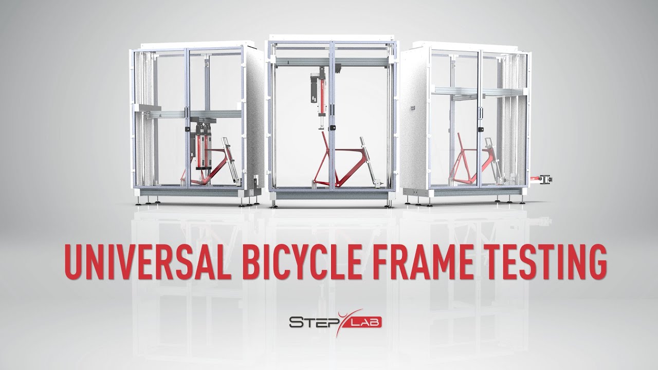 STEP Lab | Universal solution for bicycle frame testing ISO 4210