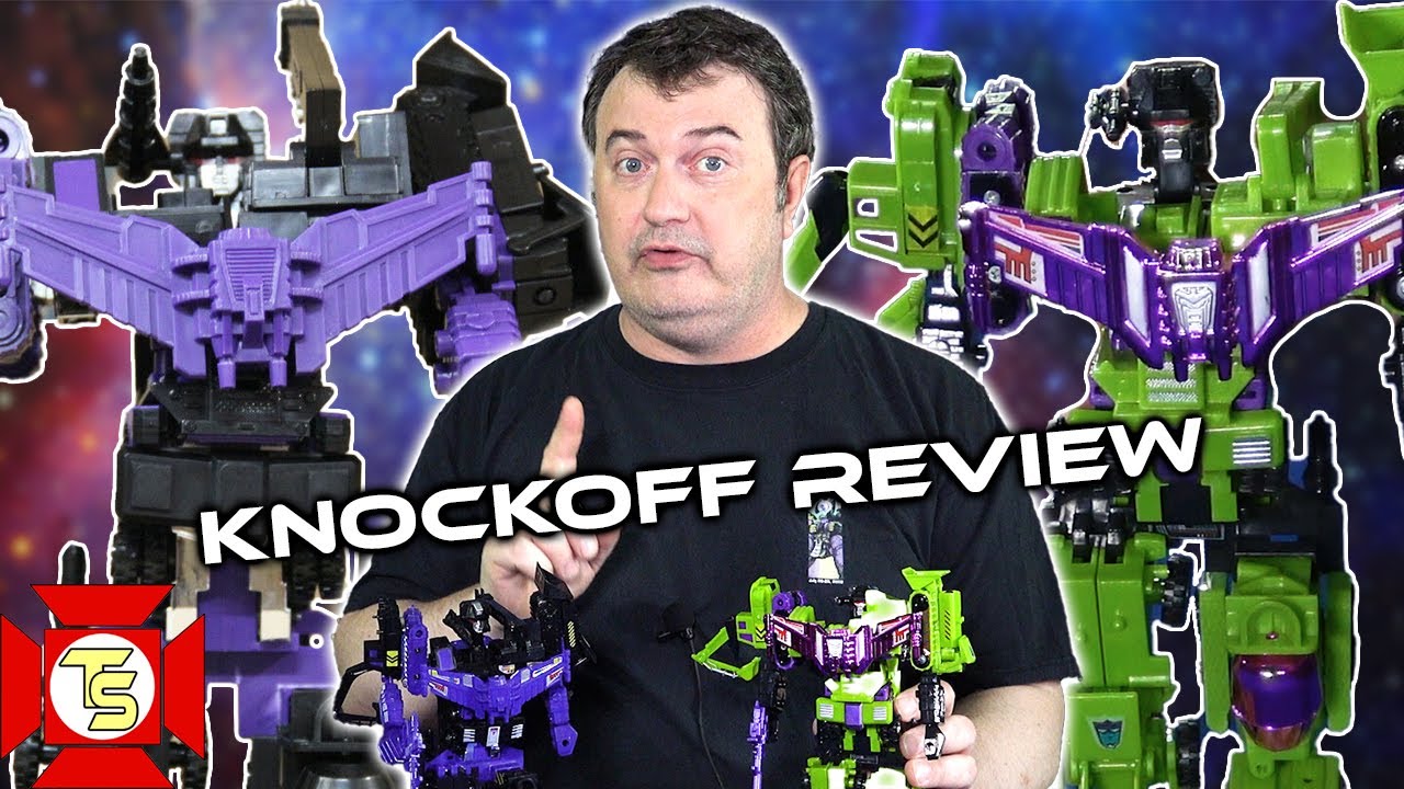 2 TRANSFORMER Devastator KNOCK OFFS Reviewed &ndash; Black & Shiny