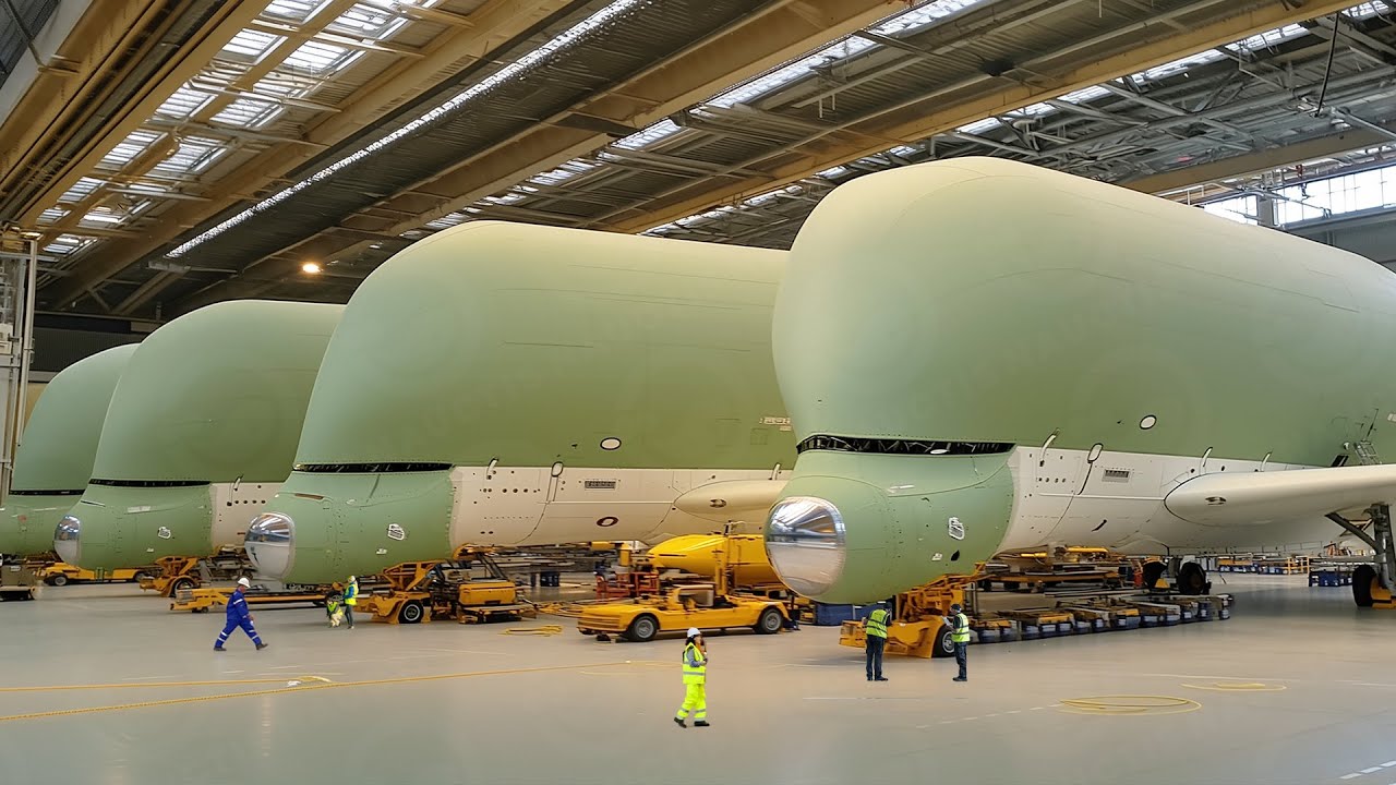 How They Built the World’s Largest and Weirdest Airbus Cargo Plane