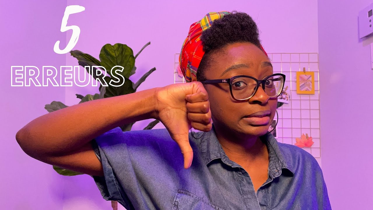 5 erreurs que j'ai faites dans ma vie chrétienne