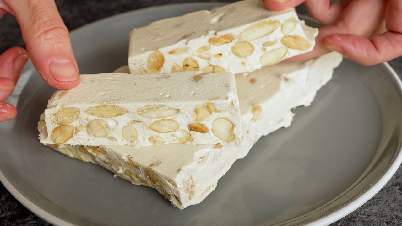 The tastiest & easiest homemade nougat! Surprise your family!