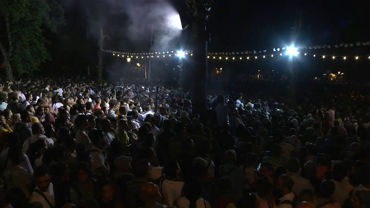 Llegada de Nuestra Señora del Rocío al Chaparral en Almonte