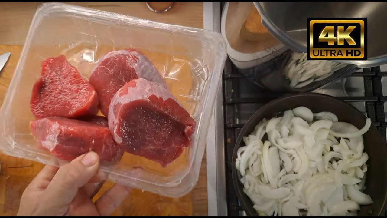 Majoránnás hagymás marhahús kuktában ! Gyors és szaftos, persze kukta nélkül is el lehet készíteni !