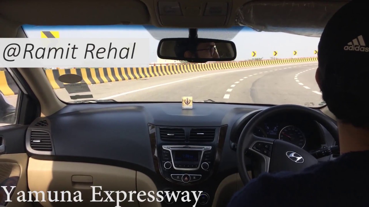 Hyundai verna top speed in India 198km/h at Yamuna Expressway