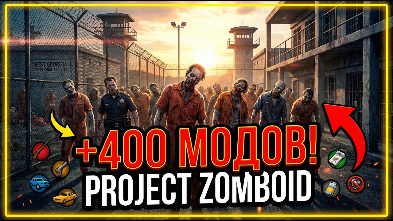 Я УСТАНОВИЛ +400 МОДОВ НА СЕРВЕР  #projectzomboid