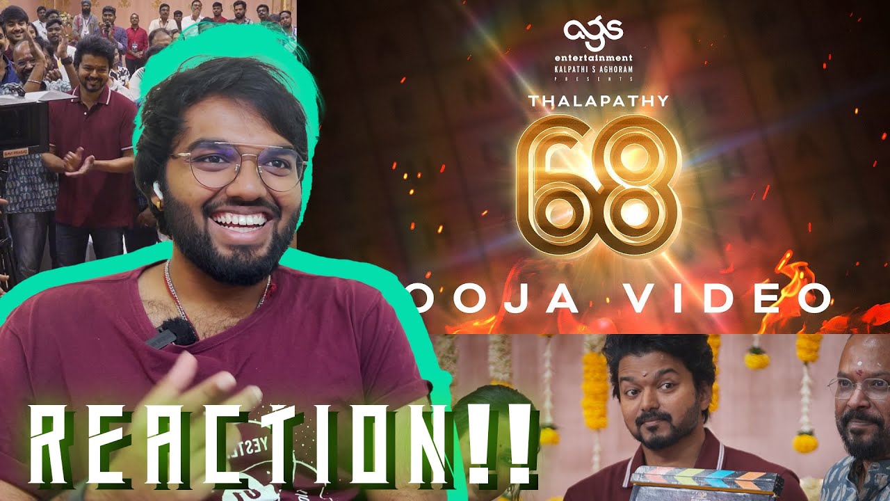 Thalapathy68 Pada Poojai | REACTION!! | Thalapathy Vijay, Venkat Prabhu, Yuvan Shankar Raja | AGS
