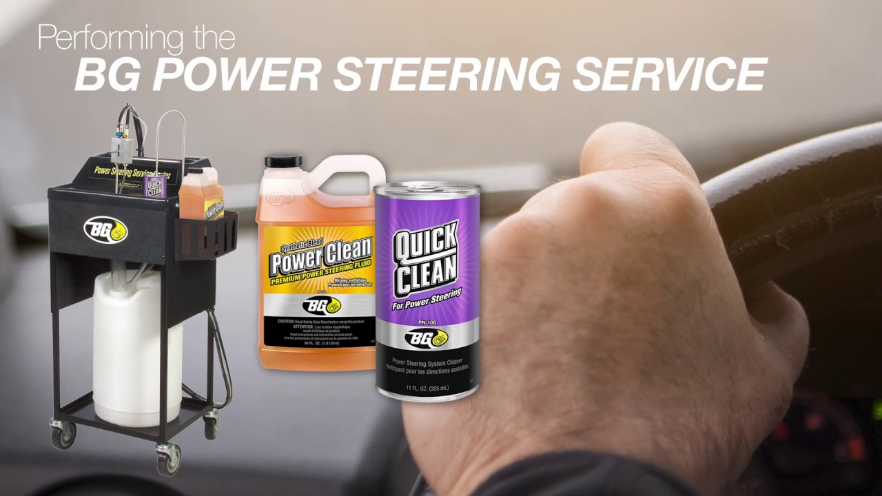 How to Perform a BG Products Power Steering Service