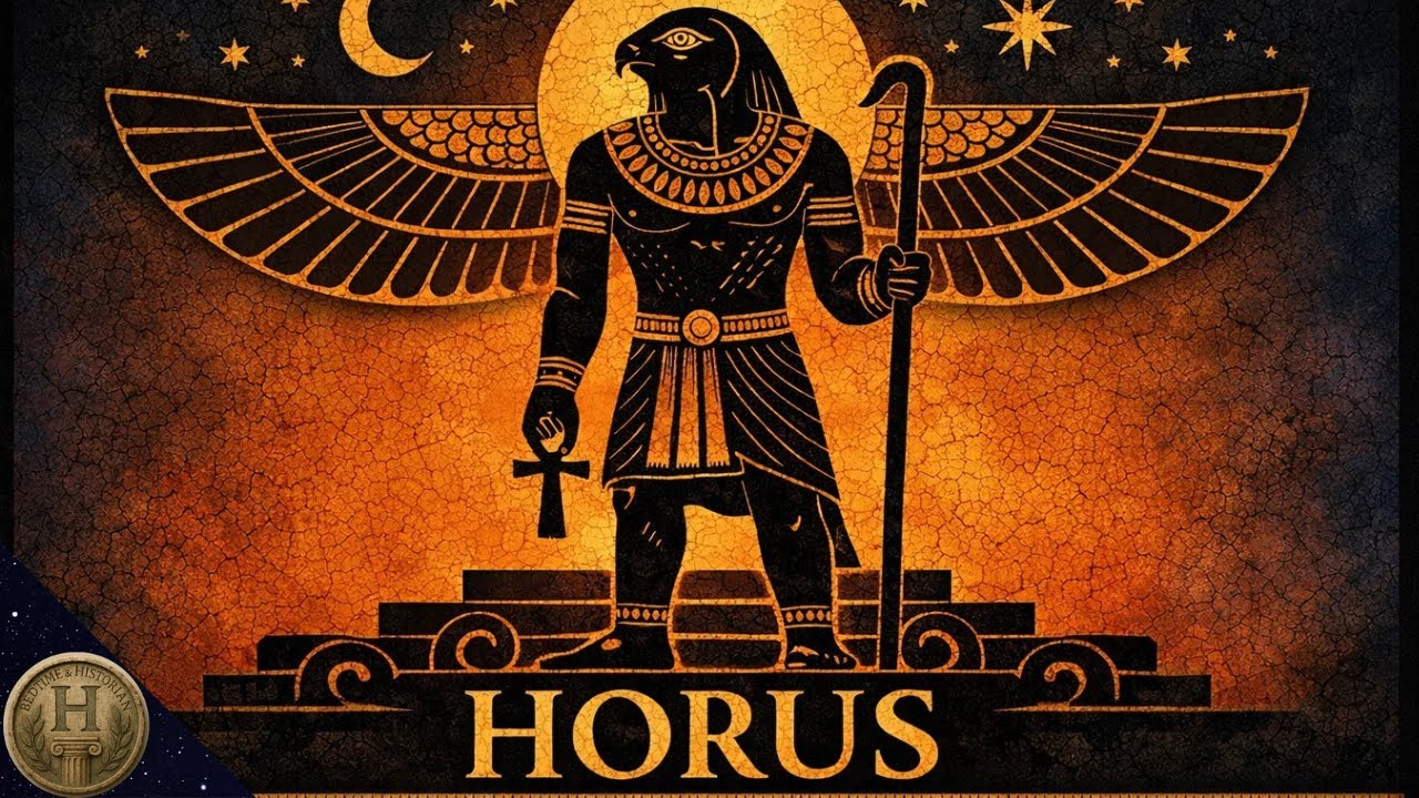 Fall Asleep to the ENTIRE Story of Horus — The Falcon God of Kingship | Egyptian Mythology