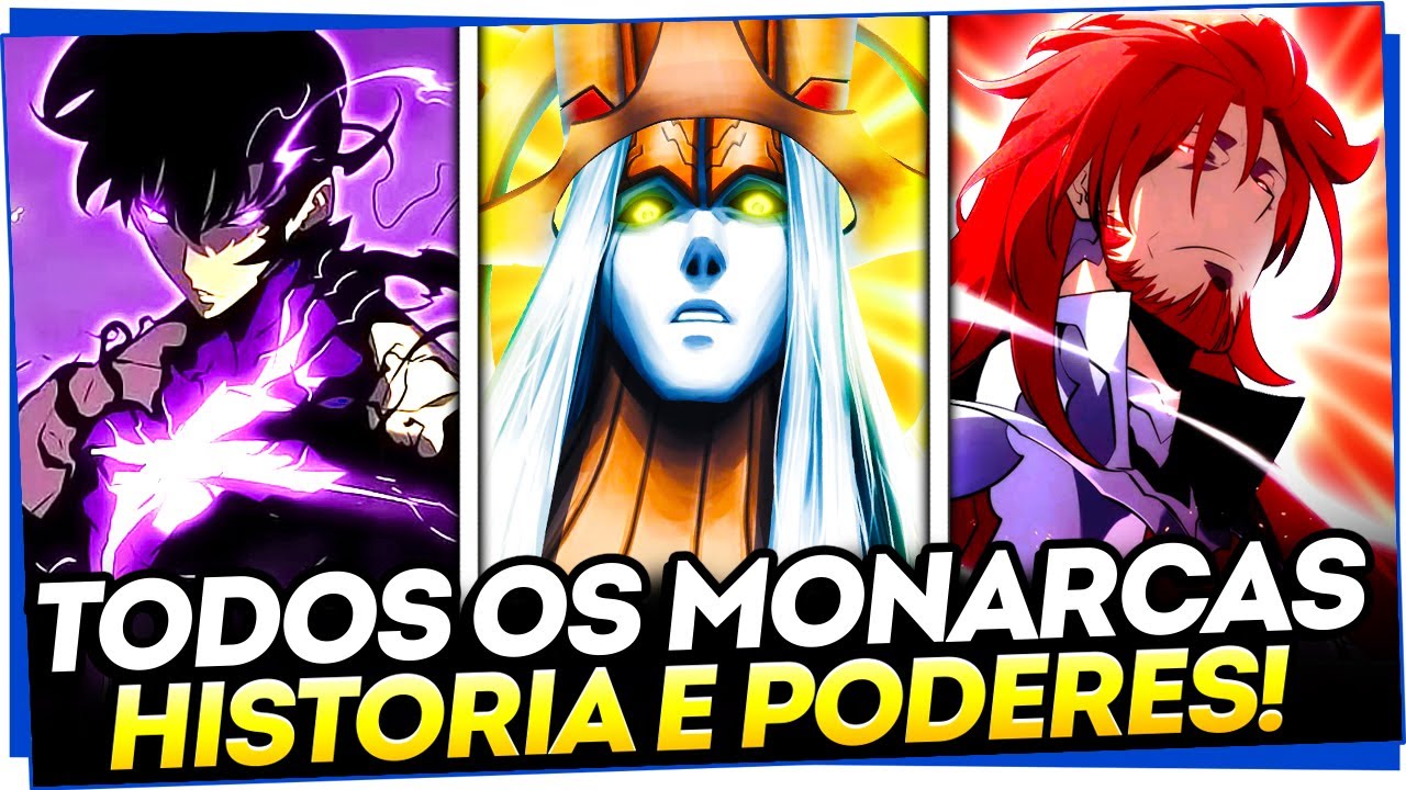 TODOS OS 10 MONARCAS DE SOLO LEVELING! HISTÓRIA E PODERES EXPLICADOS!