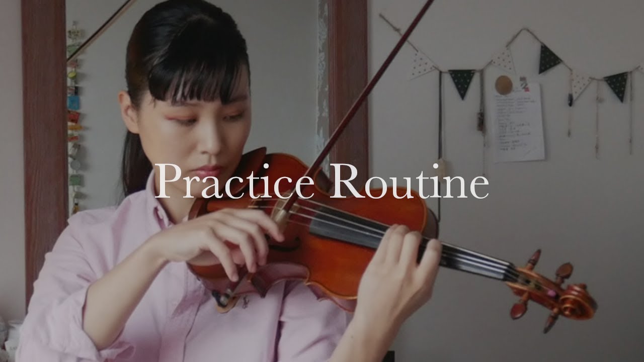 Violin Practice Routine with Ševčík, Scales and an Etude