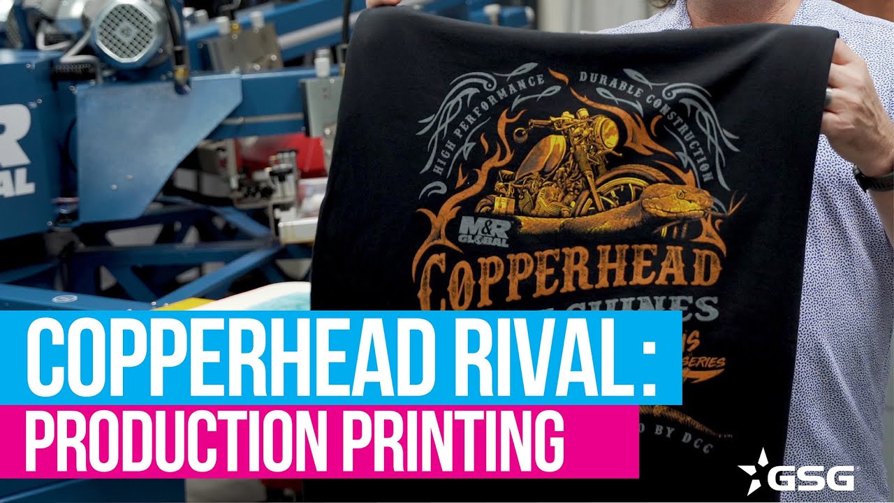 The NEW Copperhead Rival Features Overview Full Production Printing | White Ink Wednesday