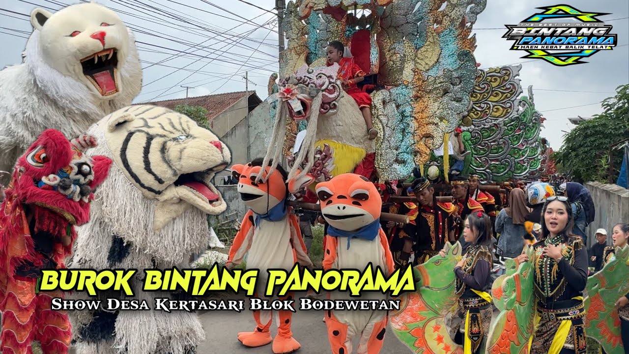 burok BINTANG PANORAMA show Blok Bodewetan Desa Kertasari Weru cirebon