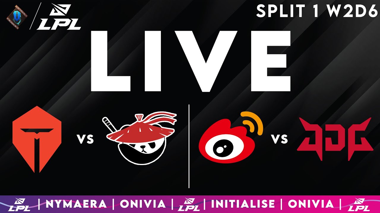 LPL 2026 Live Split 1 | LPL English W2D6 with Nymaera & Initialise TES vs AL | WBG vs JDG