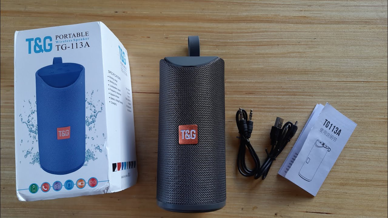 T&G TG 113A Portable Wireless Speaker | Unboxing | Test | TWS Function | Teardown
