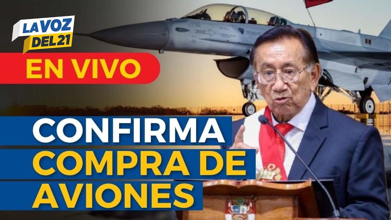 🔴EN VIVO Presidente Balcázar CONFIRMA COMPRA DE AVIONES DE GUERRA de Estados Unidos