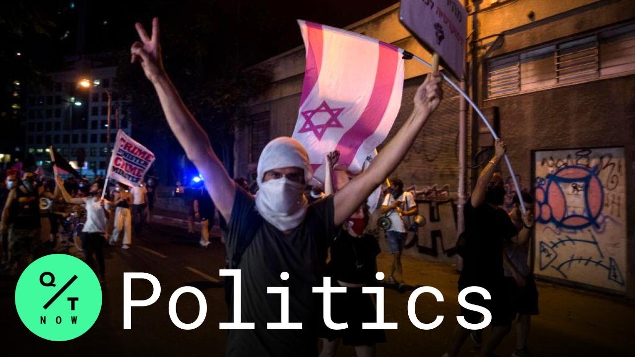 Protests Against Netanyahu Continue in Tel Aviv Despite Virus Restrictions