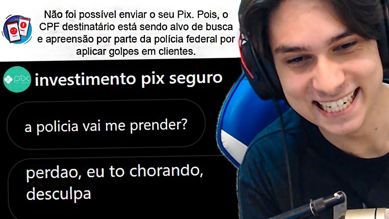 TROLLANDO GOLPISTAS DO PIX COM PRINT DA POLÍCIA FEDERAL!