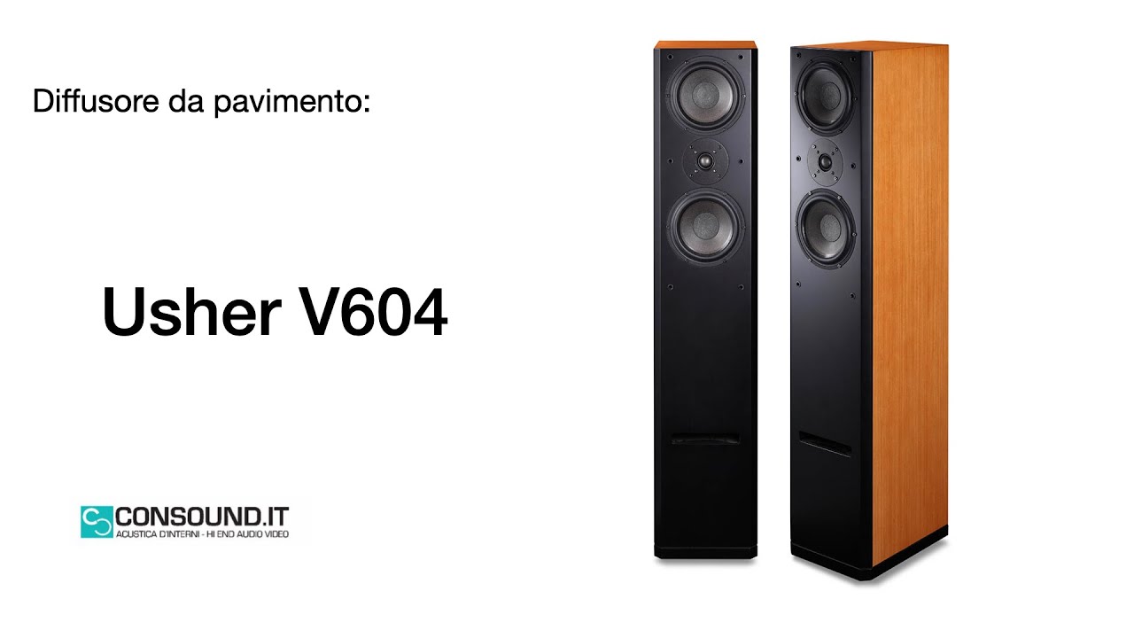 Prova d'ascolto dei diffusori da pavimento Usher V604
