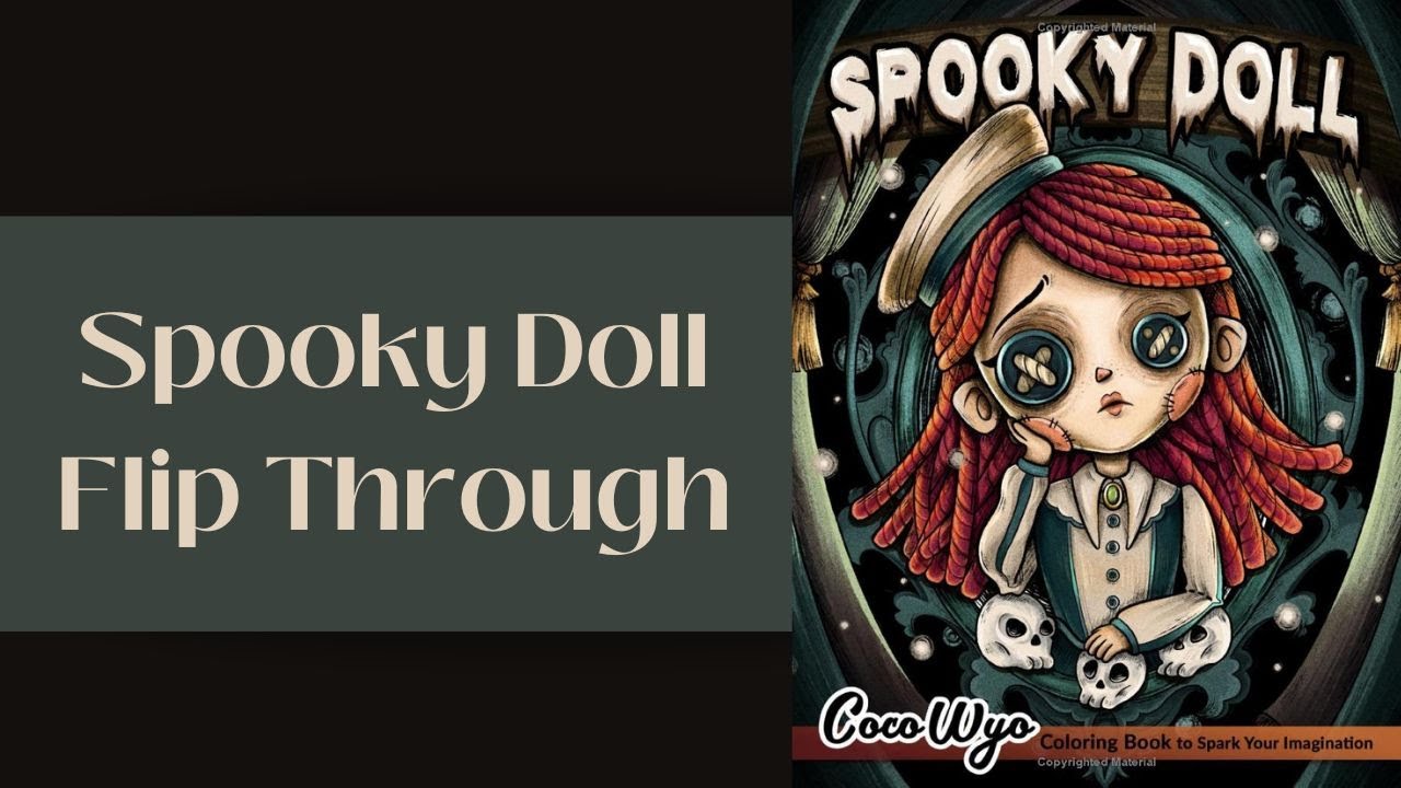 Spooky Doll Coloring Book by Coco Wyo