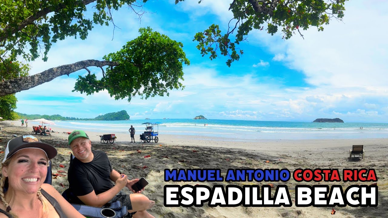 Espadilla Beach (Playa Espadilla) and Crocodile Bridge | Overlanding Costa Rica | Van life Day 9
