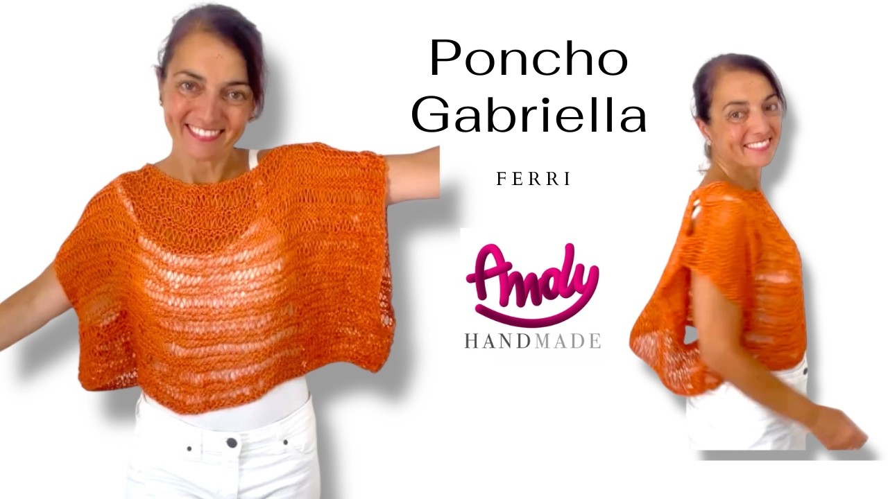 Tutorial Poncho Gabriella ferri - Andy Handmade rewind