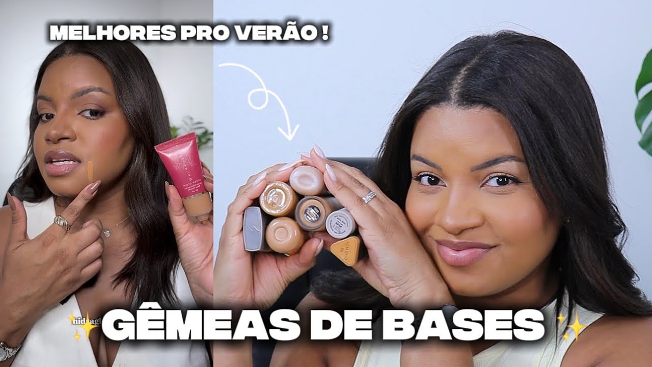 Top MEUS TONS DE BASES do Momento PELE MISTA OLEOSA ✨