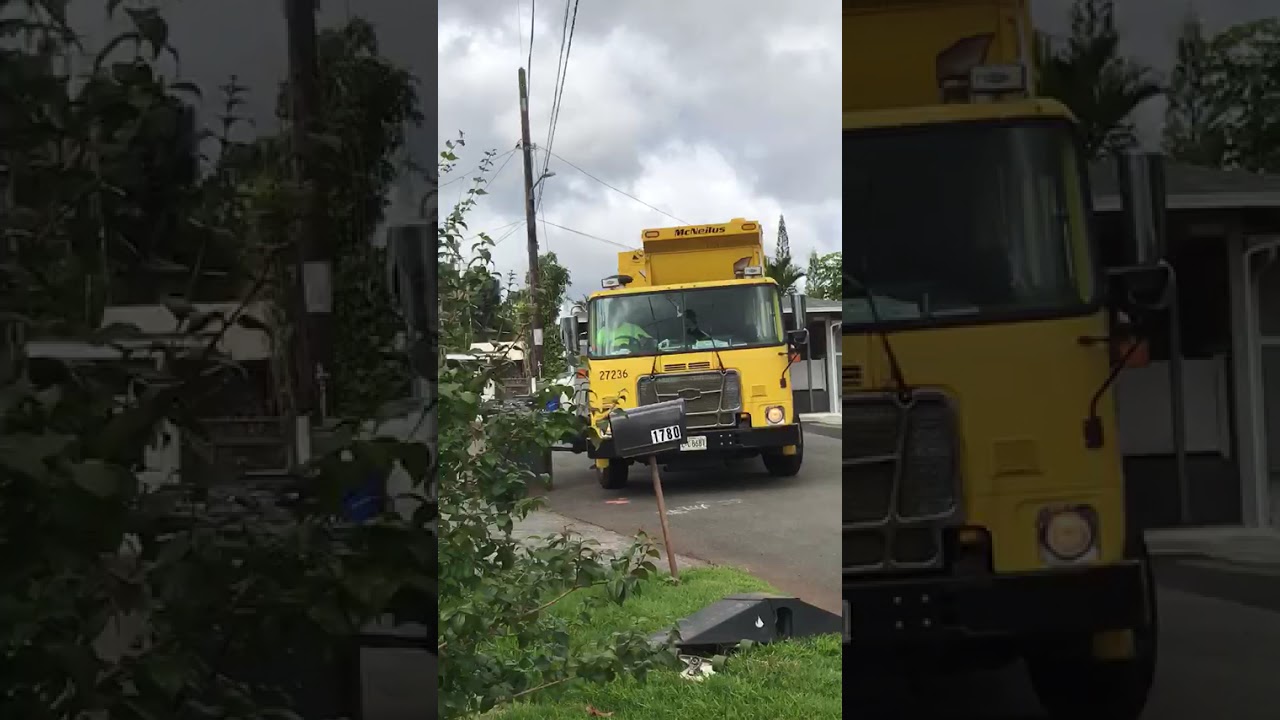 Hawaii garbage truck pt 13. #garbagetruck 