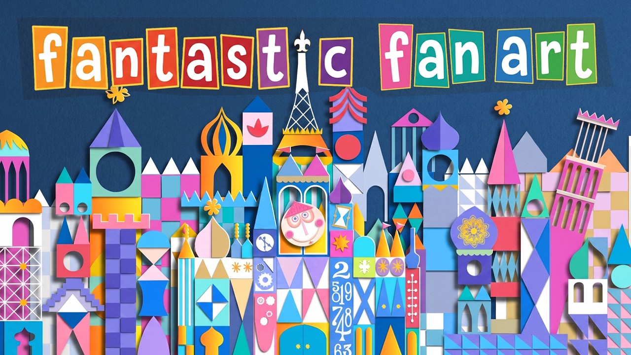 Disneyland Small World ClockArt