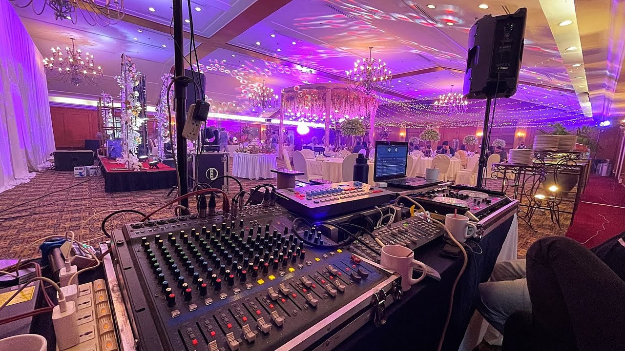 Lights and Sounds with Beam 380 setup at Casino Espanol by SDSS vlog