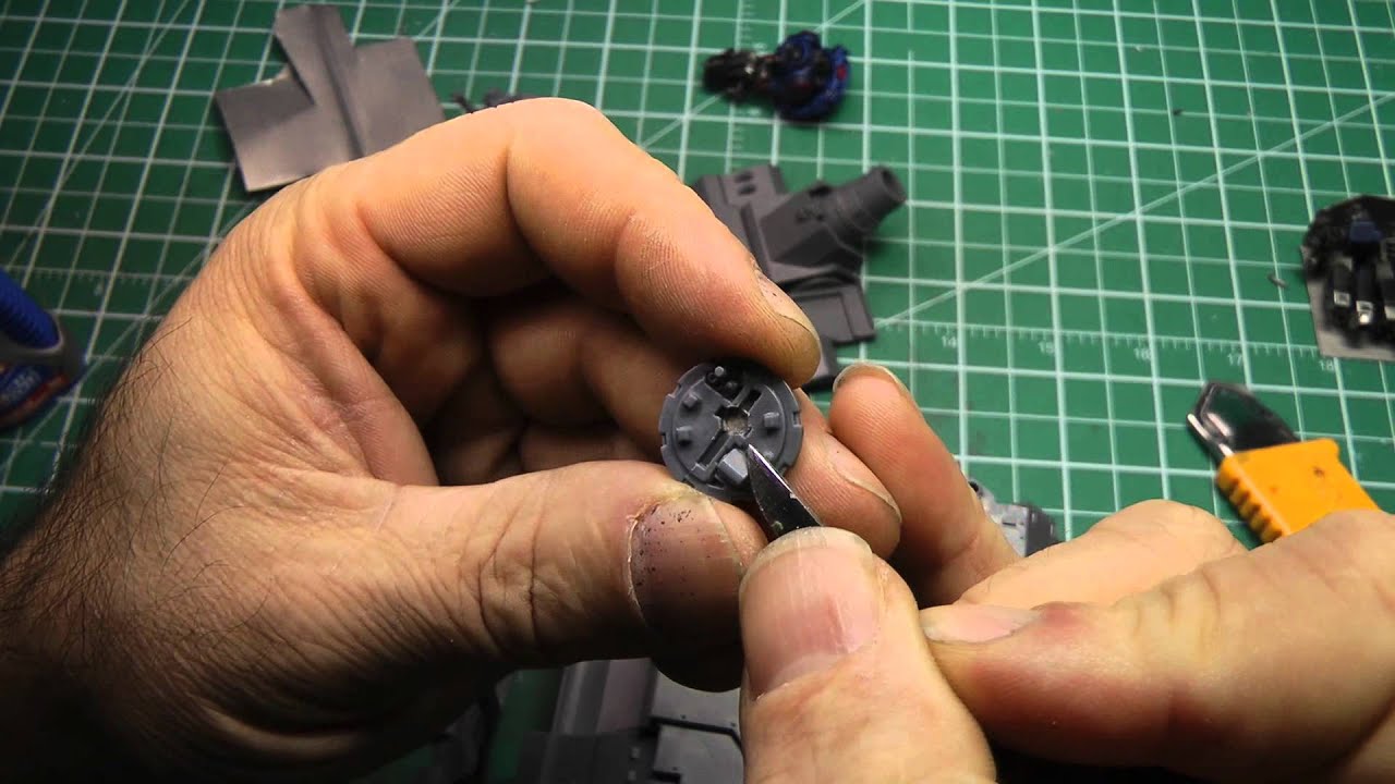 Space Marine Vindicator - Mock up and magnets