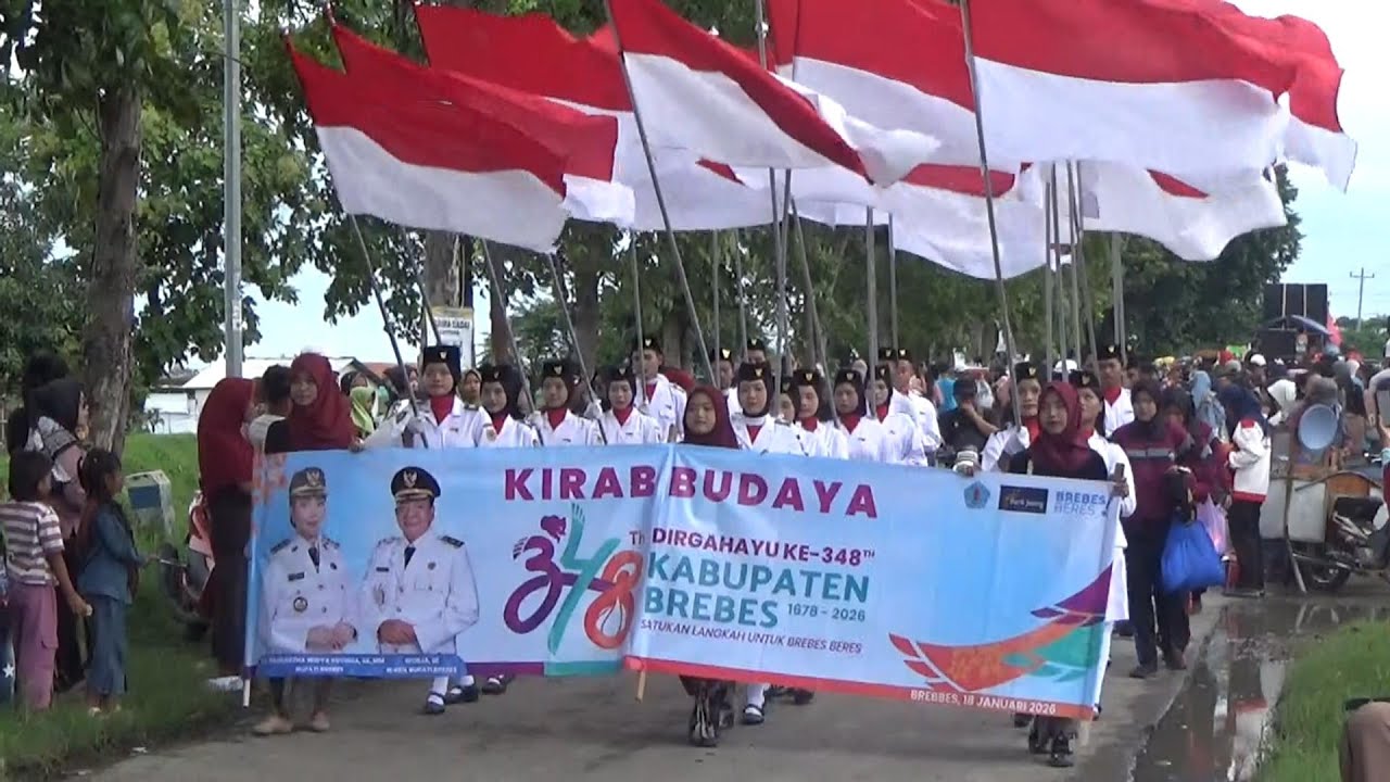 Pawai Kirab Budaya Hari Jadi Kabupaten Brebes Ke-348