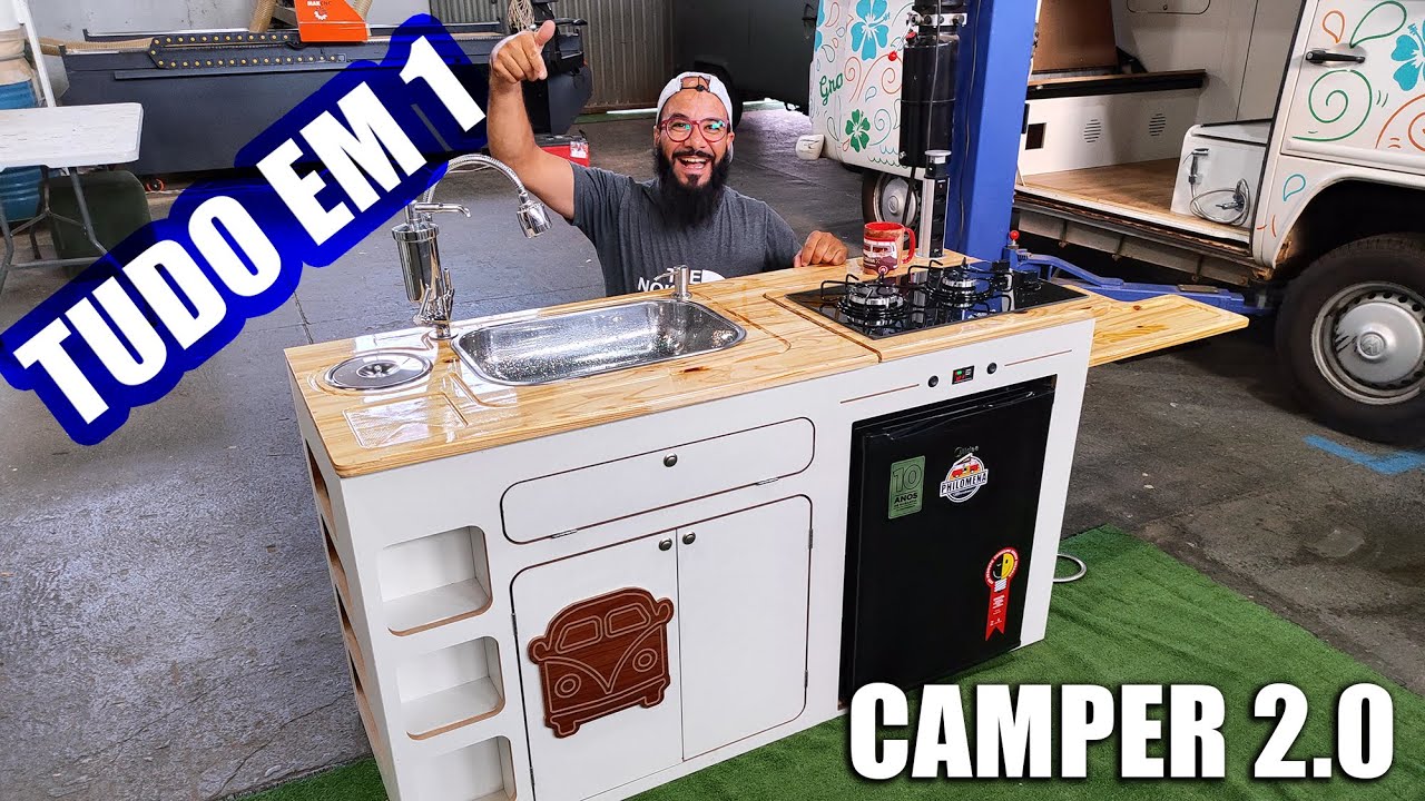 CAMPER 2.0 - O móvel TUDO EM 1 do Philomena! - Para VANS e Kombis!