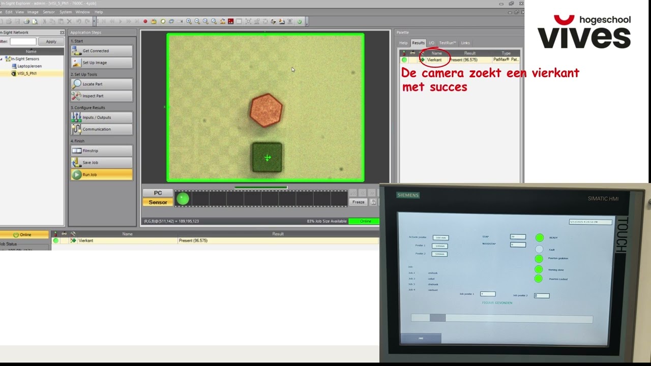 Automatische camera aansturing