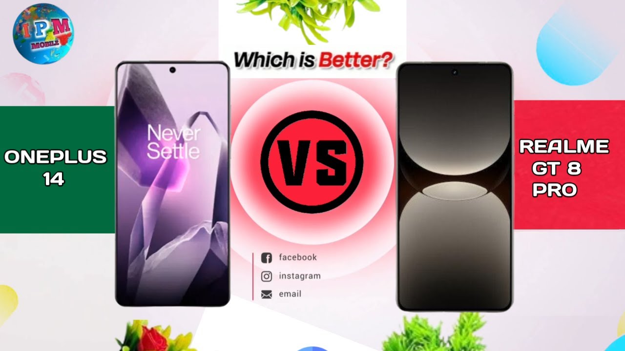 OnePlus 14 vs Realme GT 8 Pro, comparison #realmegt8prounboxing,#oneplus14