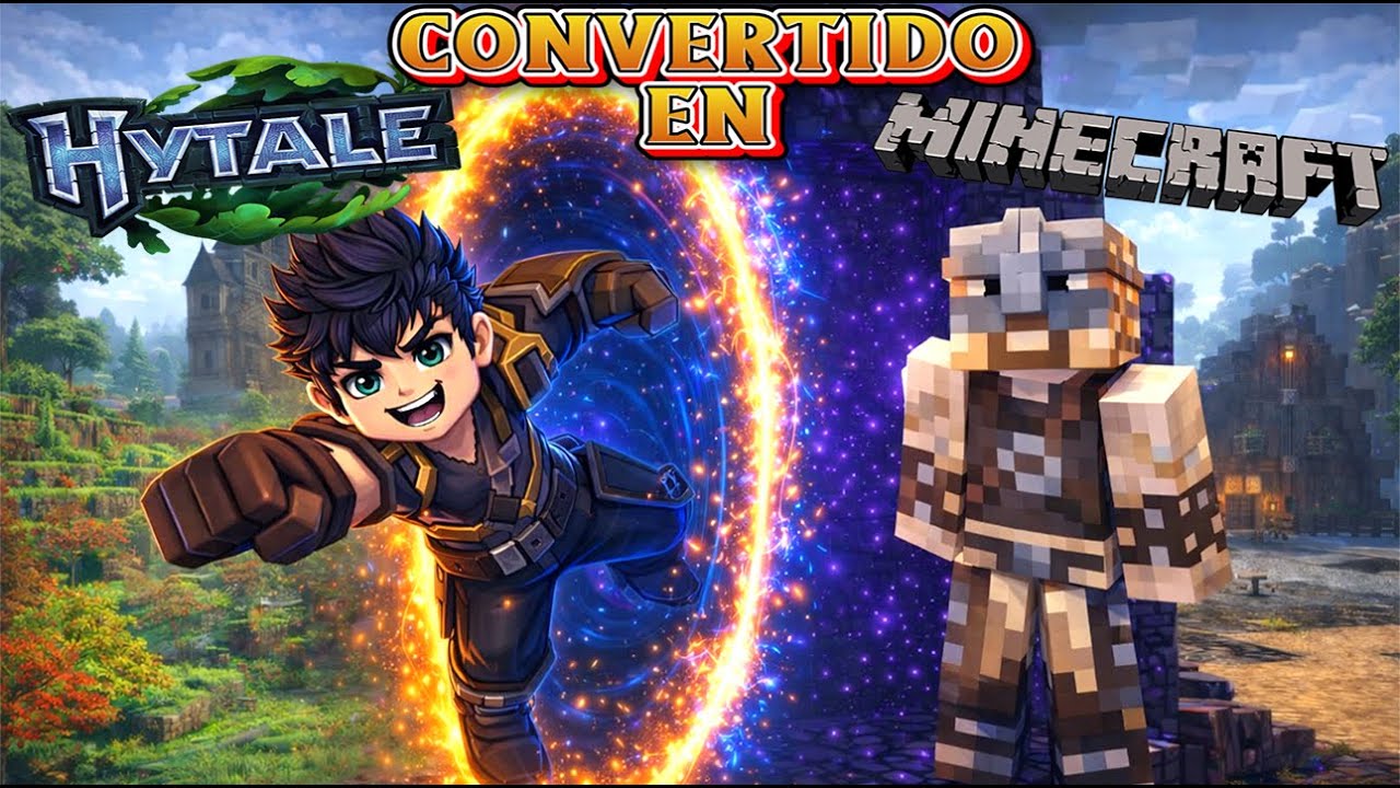 Convertí MINECRAFT en HYTALE… y pasó ESTO!!! - CAP 1