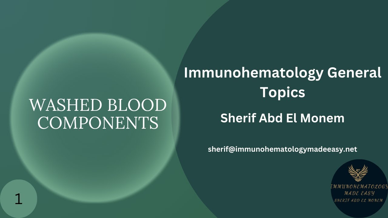 Washed Blood Components