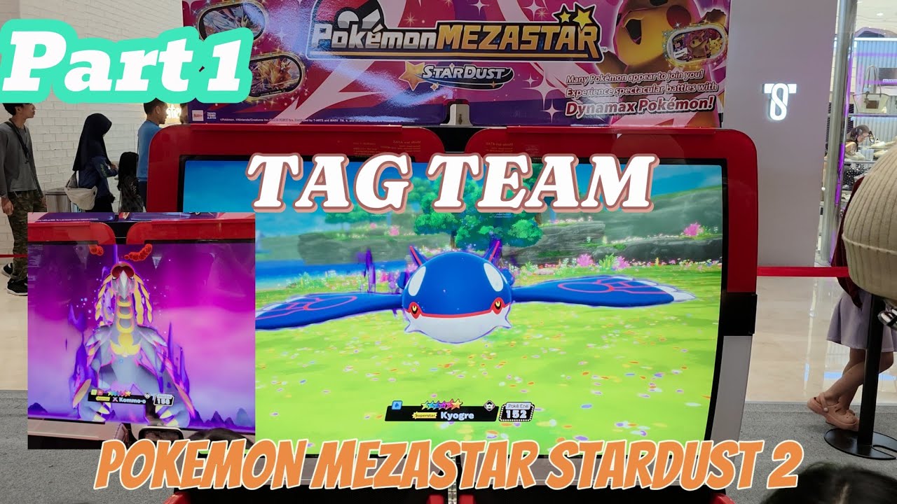 Pokemon Mezastar Stardust 2 PERTAMA DI INDONESIA! TAG BATTLE KETEMU KYOGRE & KOMMO-O