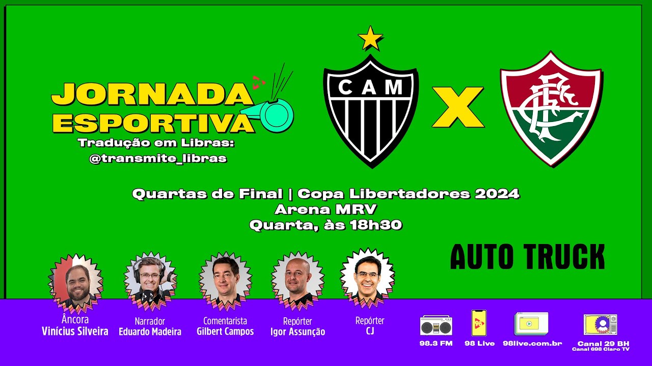 ATLÉTICO X FLUMINENSE | QUARTAS DE FINAL DA COPA LIBERTADORES - VOLTA | AO VIVO - 25/09/2024