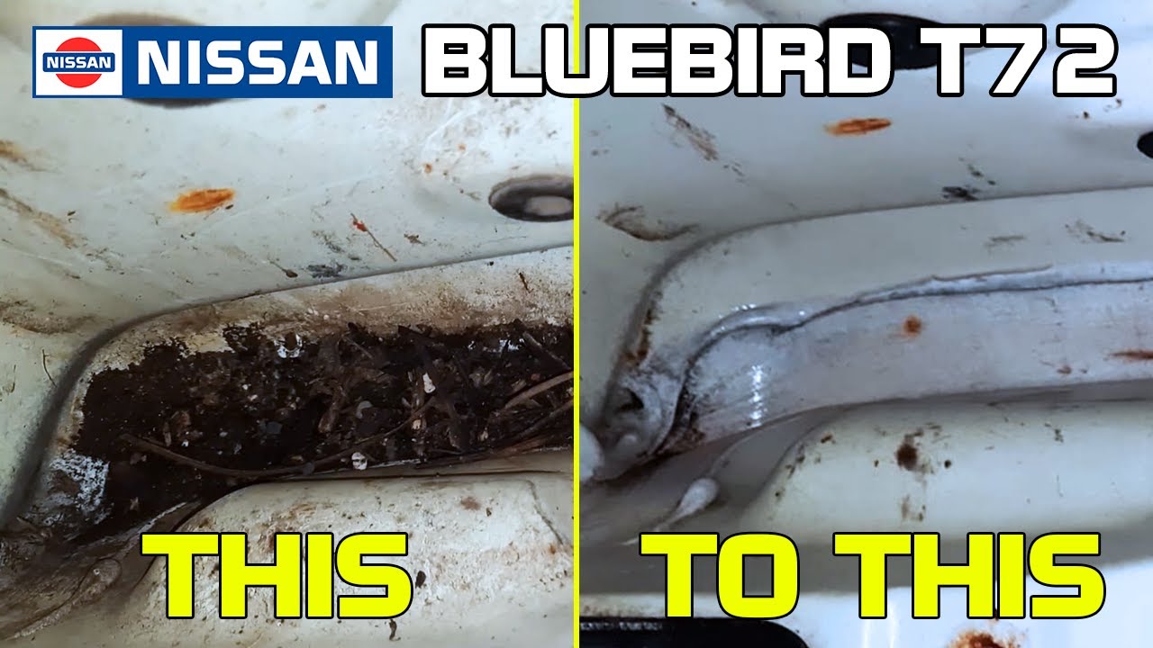 NISSAN BLUEBIRD #4 Cleaning the Trunk