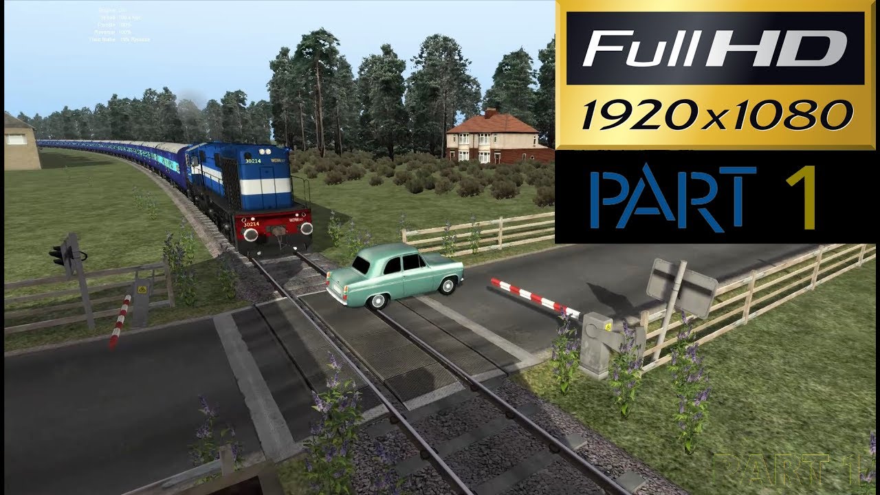 ICF rakes with WDM-3D in Train Simulator 2016 (Bharat Stream Express) (Part 1)