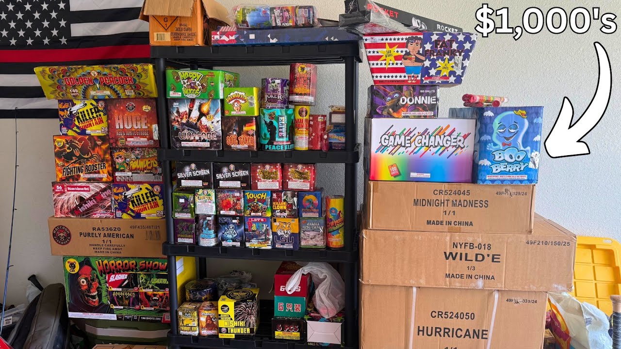 2025 FIREWORKS STASH!