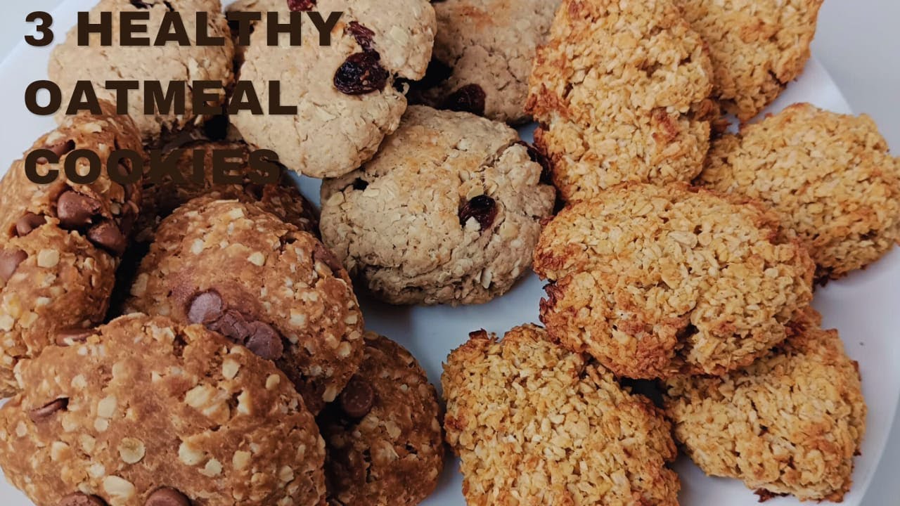 3 Healthy Homemade Oatmeal Cookies | @tessyshotkitchen