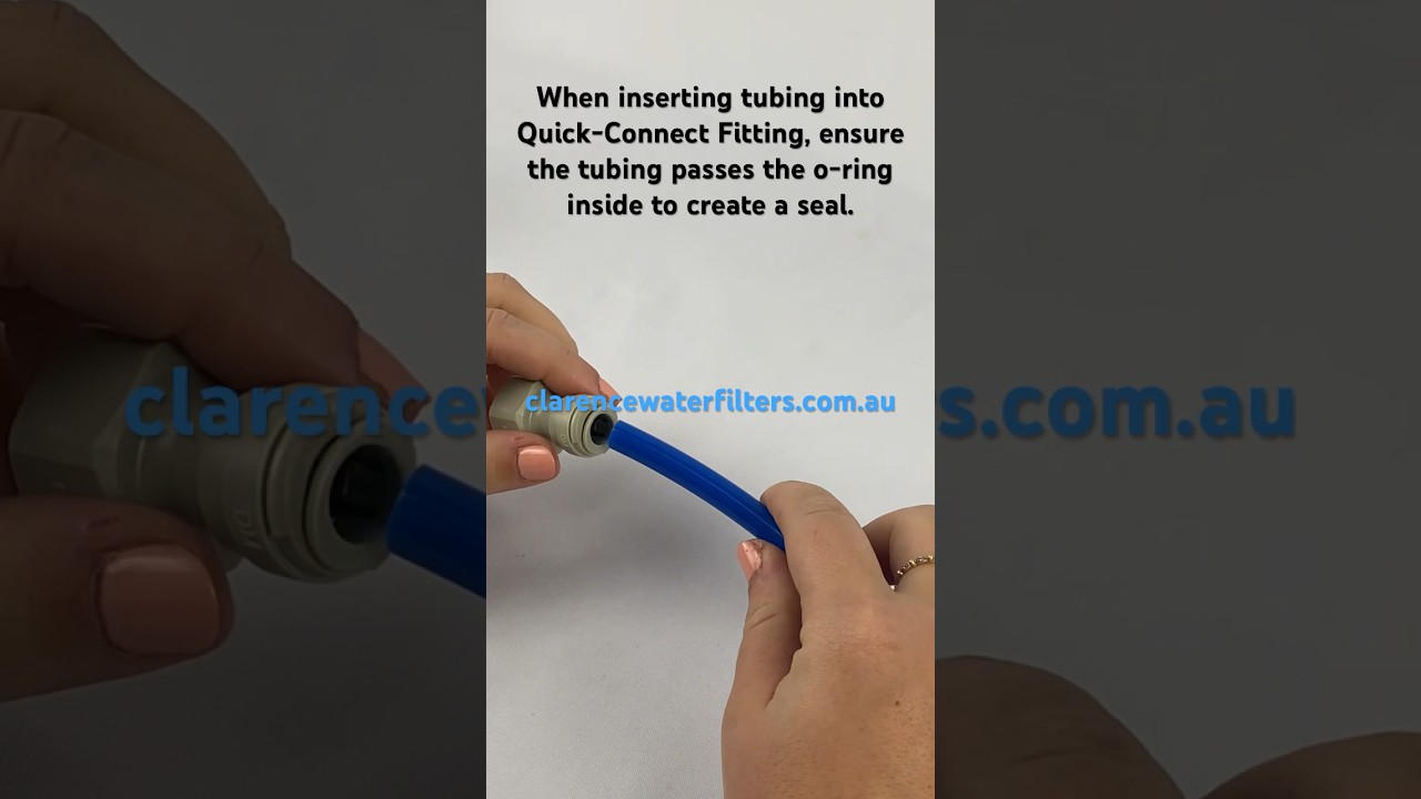 How to Use Quick-Connect Fittings #waterfilter #connection #tubing #howto #caravan #householditems
