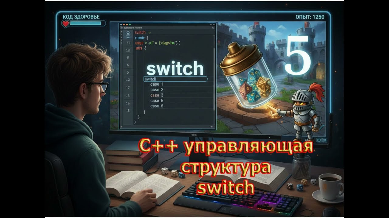 C++: программирование, обучение, управляющая конструкция switch.Switch Case в игре 'Кости'