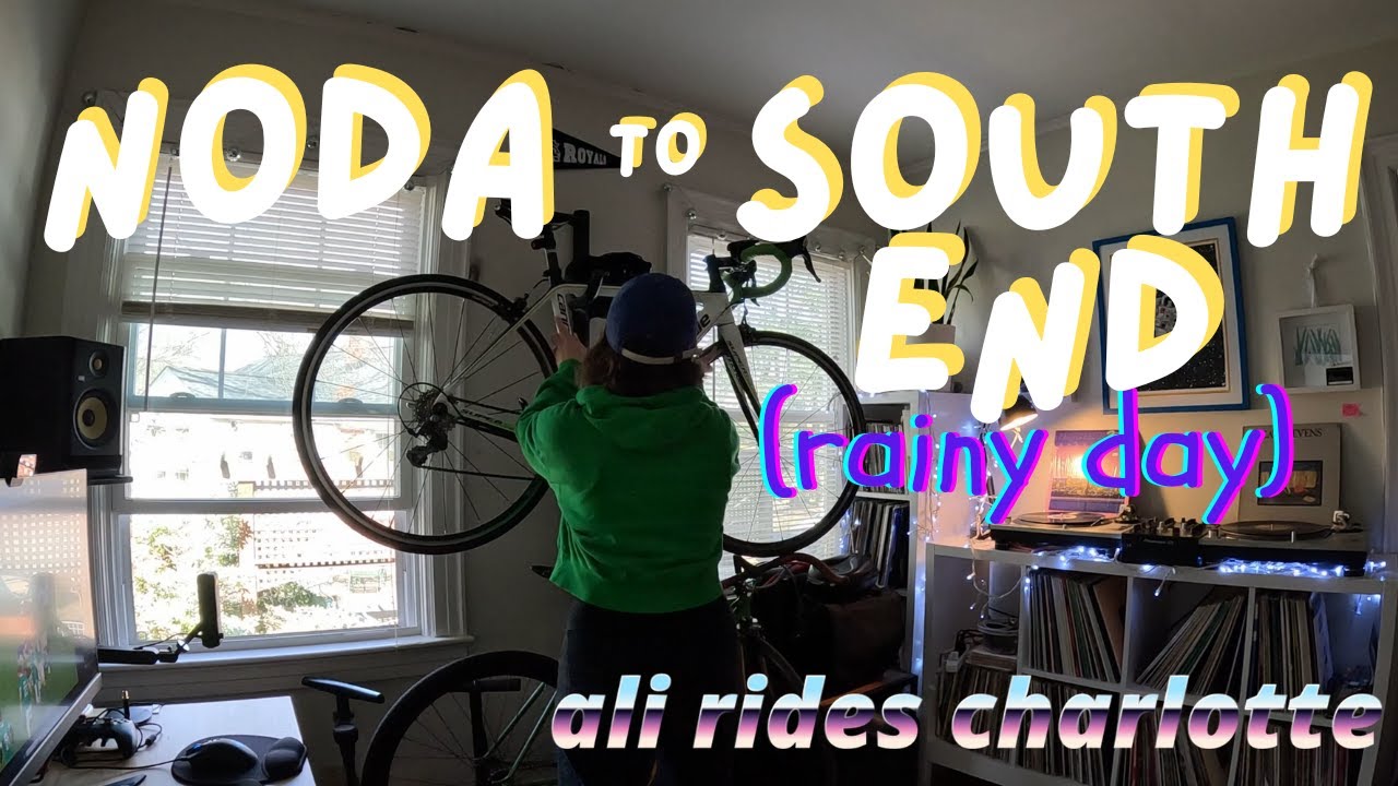 Rainy day ride from NoDa to South End  ಥ_ಥ